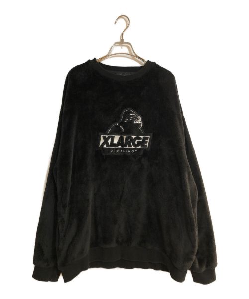 X-LARGE（エクストララージ）X-LARGE (エクストララージ) SLANTED OG BOA CREWNECK ブラック サイズ:XLの古着・服飾アイテム