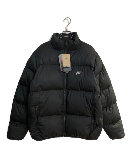 NIKE（ナイキ）NIKE (ナイキ) AS M NK CLUB PUFFER JKT/アズエヌケークラブパフィージャケット ブラック サイズ:SIZE M 未使用品の古着・服飾アイテム