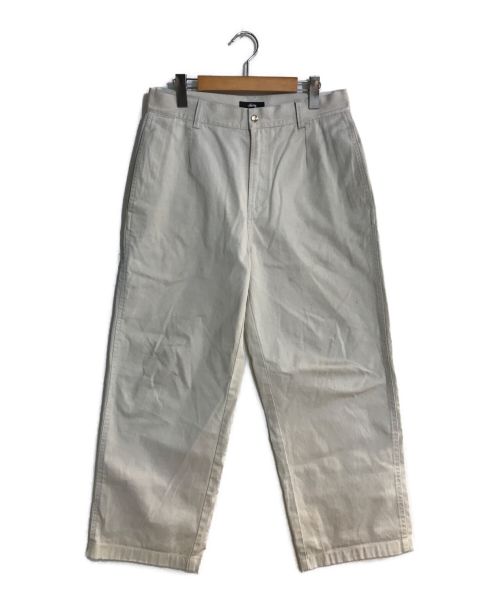 stussy（ステューシー）stussy (ステューシー) Workgear Trouser Twill/ワークギアツイルトラウザー ホワイト サイズ:SIZE 30の古着・服飾アイテム