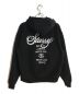 stussy (ステューシー) WORLD TOUR　ZIP HOOD/ワールドツアージップフーディー ブラック サイズ:SIZE L：14800円