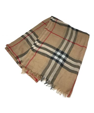 中古・古着通販】BURBERRY (バーバリー) ウールシルクメガチェック大判 ...