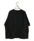 GROUND Y (グラウンドワイ) Painted 5.6oz cotton Jersey Painted Big T-Shirt C/ペイント5.6オンスコットンジァージーペイントビッグティーシャツ ブラック サイズ:SIZE 4：5800円