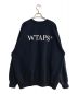 WTAPS (ダブルタップス) Locks スウェットシャツ ネイビー サイズ:SIZE XO4：17800円