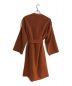 6(ROKU) BEAUTY&YOUTH (ロク ビューティーアンドユース) REVER SEWING GOWN COAT/リバースウィングガウンコート オレンジ×ブラウン サイズ:SIZE 36：12800円