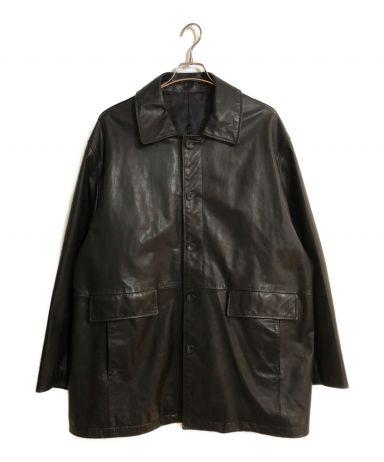 【中古・古着通販】stein (シュタイン) LEATHER CAR JACKET/レザーカージャケット ブラック サイズ:SIZE  M｜ブランド・古着通販 トレファク公式【TREFAC FASHION】スマホサイト