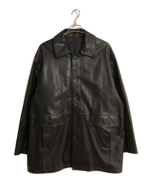 stein（シュタイン）stein (シュタイン) LEATHER CAR JACKET/レザーカージャケット ブラック サイズ:SIZE Mの古着・服飾アイテム