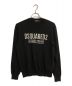 DSQUARED2（ディースクエアード）の古着「Ceresio9 Round Neck Sweater/シリアス9ラウンドネックスウェット」｜ブラック