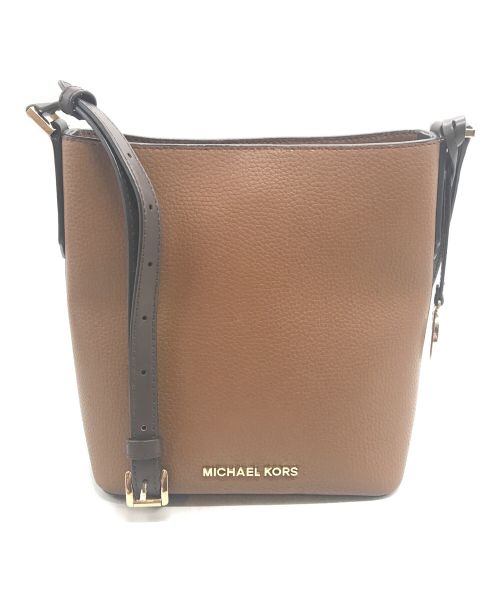 MICHAEL KORS（マイケルコース）MICHAEL KORS (マイケルコース) ショルダーバッグ ブラウンの古着・服飾アイテム