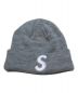 SUPREME (シュプリーム) New Era (ニューエラ) S Logo Beanie/エスロゴビニ― グレー：7800円