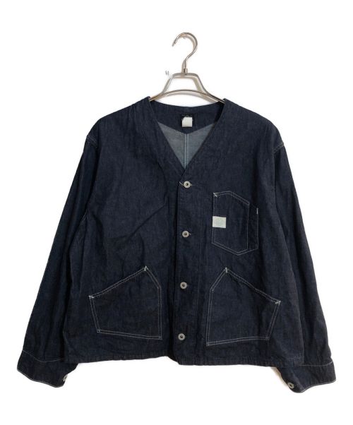 POST O'ALLS（ポストオーバーオールズ）POST O'ALLS (ポストオーバーオールズ) STOKER'S JACKET 10oz Denim/indigo サイズ:L 未使用品の古着・服飾アイテム