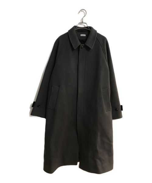 STEVEN ALAN（スティーブンアラン）STEVEN ALAN (スティーブンアラン) 100S MELTON BAL COLLAR LONG COAT/メルトンバルカラーロングコート グレー サイズ:Mの古着・服飾アイテム