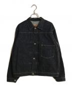 SUGAR CANEシュガーケーン）の古着「13oz. BLUE DENIM BLOUSE S1944 MODEL/13オンスブルーデニムブルース1944モデル」｜インディゴ