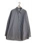 Graphpaper（グラフペーパー）の古着「Thomas Mason for GP L/S Oversized Regular Collar Shirt/オーバーサイズレギュラーカラーシャツ」｜ブルー