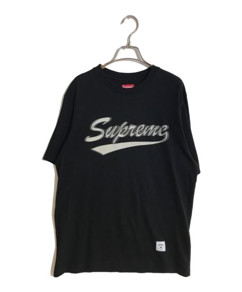 SUPREME（シュプリーム）Supreme (シュプリーム) INTARSIA SCRIPT/インターシャスクリプト ブラック サイズ:Mの古着・服飾アイテム