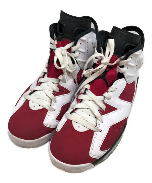 NIKE（ナイキ）NIKE (ナイキ) AIR JORDAN 6 RETRO/エア ジョーダン 6 レトロ WHITE/CARMINE-BLACK サイズ:27.5ｃｍの古着・服飾アイテム