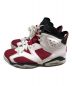 NIKE (ナイキ) AIR JORDAN 6 RETRO/エア ジョーダン 6 レトロ WHITE/CARMINE-BLACK サイズ:27.5ｃｍ：15800円