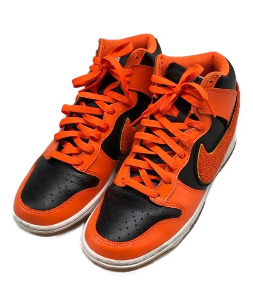 NIKE（ナイキ）NIKE (ナイキ) Dunk High University Chenille Swoosh/ダンクハイユニバーシティシュニールスウォッシュ　 Black/Orange サイズ:SIZE 27.0cmの古着・服飾アイテム