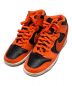 NIKE（ナイキ）の古着「Dunk High University Chenille Swoosh/ダンクハイユニバーシティシュニールスウォッシュ　」｜Black/Orange