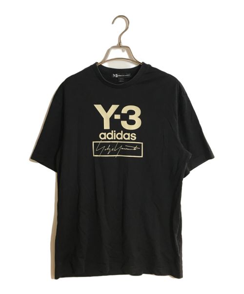 Y-3（ワイスリー）Y-3 (ワイスリー) Stacked Logo Tee/スタックドロゴティー ブラック サイズ:XSの古着・服飾アイテム