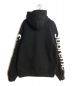 Supreme (シュプリーム) Sideline Hooded Sweatshirt/サイドライン フーデット スウェットシャツ ブラック サイズ:M：15800円