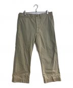 RRLダブルアールエル）の古着「Garment Dyed Officer's Trousers/ガーメントダイオフィサートラウザーズ」｜ベージュ