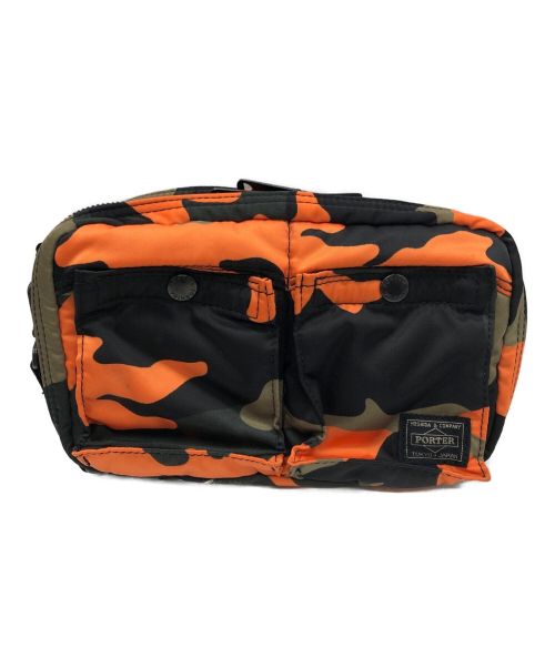 PORTER（ポーター）PORTER (ポーター) PS CAMO 2WAY SHOULDER BAG オレンジ×グリーンの古着・服飾アイテム