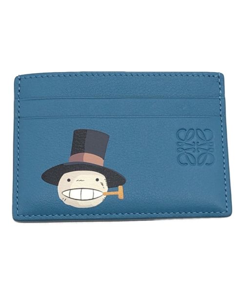 LOEWE（ロエベ）LOEWE (ロエベ) Turnip Head plain cardholder ブルーの古着・服飾アイテム