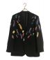 Paul Smith（ポールスミス）の古着「FEATHER EMBROIDERED WOOL JACKE」｜ブラック