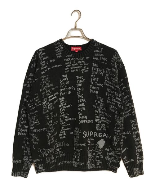 SUPREME（シュプリーム）Supreme (シュプリーム) GONZ POEMS SWEATER グレー サイズ:SIZE Mの古着・服飾アイテム