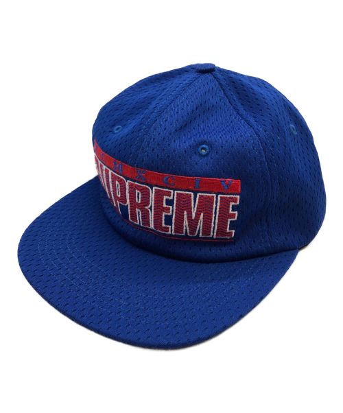 SUPREME（シュプリーム）Supreme (シュプリーム) Zig Zag 6Panel/ジグザグ キャップ ブルーの古着・服飾アイテム