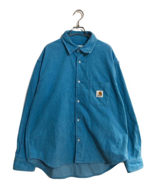 CarHartt（カーハート）CarHartt (カーハート) AWAKE (アウェイク) AWAKE NY SHIRT/アウェイクニューヨークシャツ スカイブルー サイズ:Lの古着・服飾アイテム