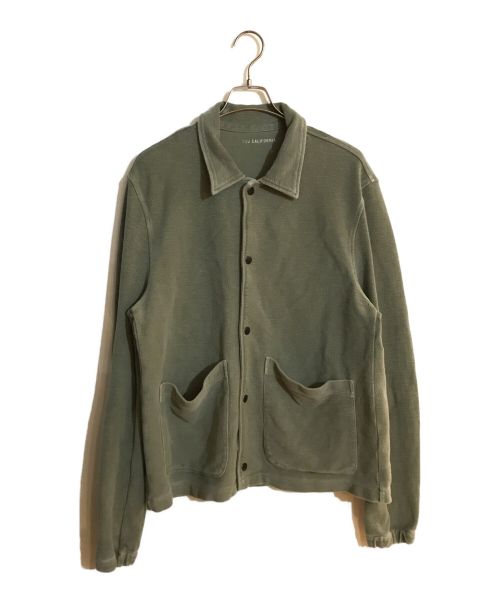 JOURNAL STANDARD（ジャーナル スタンダード）JOURNAL STANDARD (ジャーナルスタンダード) TWILL BACK TERRY SNAP FRONT JACKET グリーン サイズ:SIZE　Lの古着・服飾アイテム