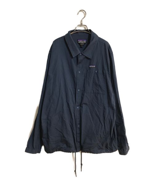 Patagonia（パタゴニア）Patagonia (パタゴニア) Lightweight All-Wear Hemp Coaches Jkt/ウェイトオールウェアヘンプコーチズジャケット ネイビー サイズ:XLの古着・服飾アイテム