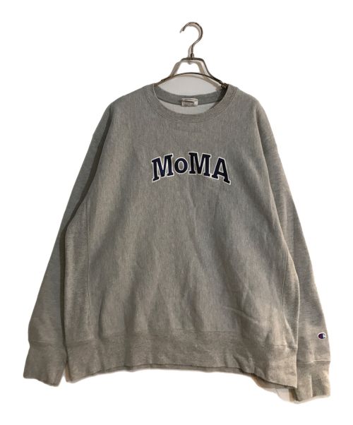 Champion（チャンピオン）Champion (チャンピオン) MoMA (モマ) コラボリバースウィーブスウェット ホワイト サイズ:XLの古着・服飾アイテム