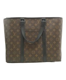 LOUIS VUITTON（ルイ ヴィトン）の古着「ウィークエンド・トート GM」｜ブラウン