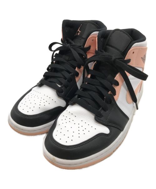 NIKE（ナイキ）NIKE (ナイキ) AIR JORDAN 1 MID ブラック×ピンク サイズ:26.5の古着・服飾アイテム