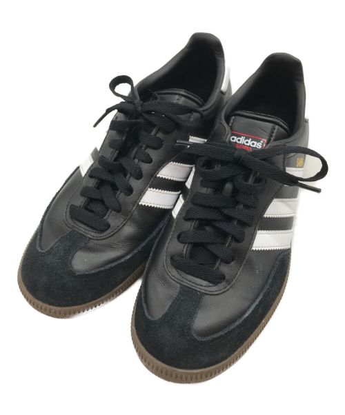 adidas（アディダス）adidas (アディダス) SAMBA LEATHER/サンバレザー ブラック サイズ:SIZE 24.5の古着・服飾アイテム