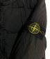 中古・古着 STONE ISLAND (ストーンアイランド) ガーメントダイナイロンフーデッドダウンジャケット ブラック サイズ:M：59800円