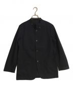 RAINMAKERレインメーカー）の古着「OFFICER COLLAR DENIM JACKET/オフィサーカラージャケット」｜ネイビー