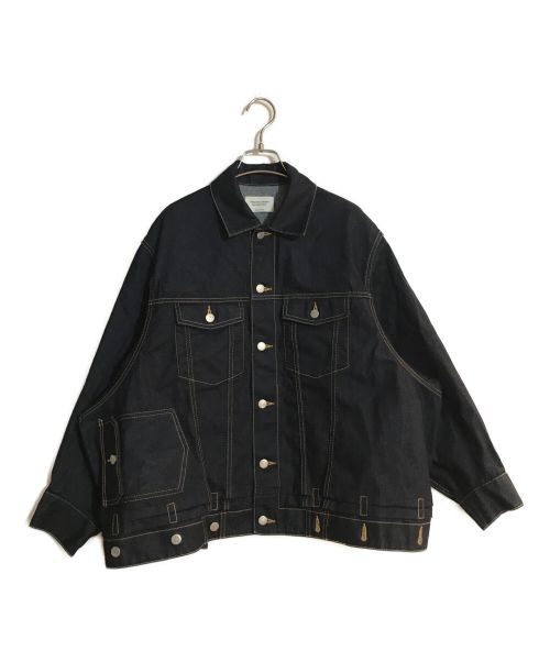 beautiful people（ビューティフルピープル）beautiful people (ビューティフルピープル) double-end selvedge denim blouson インディゴ サイズ:SIZE 36の古着・服飾アイテム