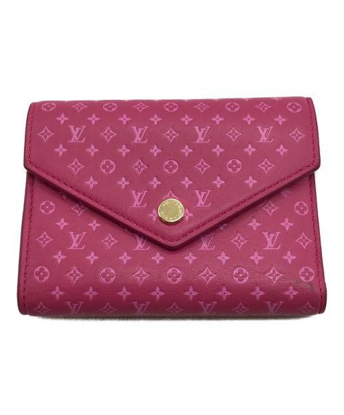 LOUIS VUITTON（ルイ ヴィトン）LOUIS VUITTON (ルイ ヴィトン) ナノグラム ポルトフォイユ ヴィクトリーヌ ピンクの古着・服飾アイテム