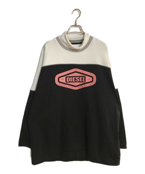 DIESEL（ディーゼル）DIESEL (ディーゼル) S-Ollong ブラック×ホワイト サイズ:Mの古着・服飾アイテム