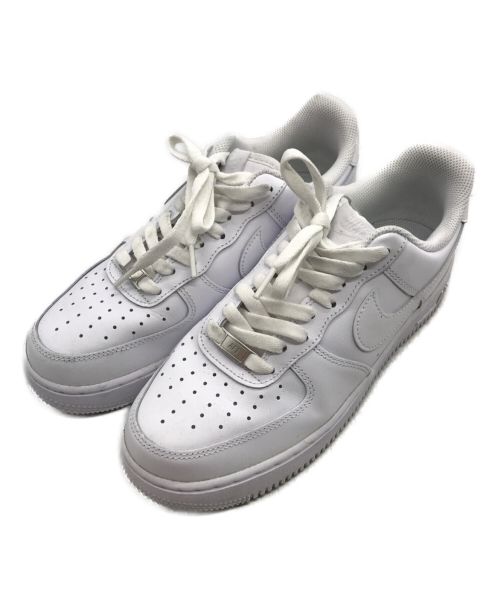 NIKE（ナイキ）NIKE (ナイキ) AIR FORCE 1 07 ホワイト サイズ:25.5ｃｍの古着・服飾アイテム