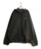 Patagoniaパタゴニア）の古着「M's DIAMOND QUILTED BOMBER HOODY」｜ブラック