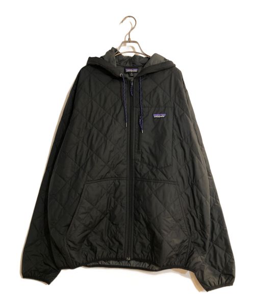 Patagonia（パタゴニア）Patagonia (パタゴニア) M's DIAMOND QUILTED BOMBER HOODY ブラック サイズ:XLの古着・服飾アイテム