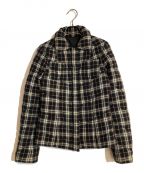 BURBERRY BLUE LABELバーバリーブルーレーベル）の古着「リバーシブル中綿ジャケット」｜ブラック