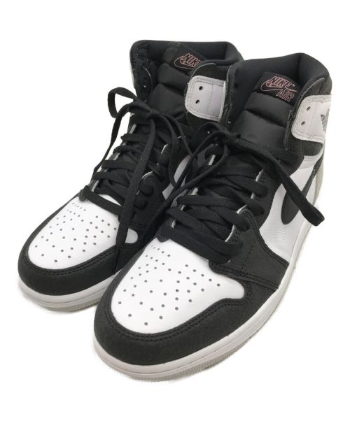 NIKE（ナイキ）NIKE (ナイキ) AIR JORDAN 1 RETRO HIGH OG グレー×ホワイト サイズ:27cmの古着・服飾アイテム