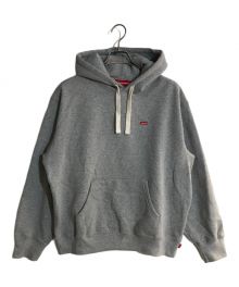 SUPREME（シュプリーム）の古着「Small Box Drawcord Hooded Sweatshirt（シュプリーム スモールボックス ドローコード フーディー スウェットシャツ ）」｜グレー