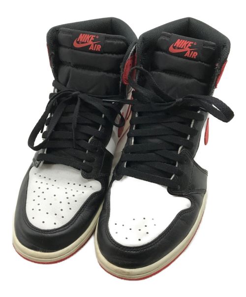 NIKE（ナイキ）NIKE (ナイキ) AIR JORDAN 1 RETRO HIGH/エアジョーダン１　レトロハイ ブラック×レッド サイズ:SIZE 29.0の古着・服飾アイテム