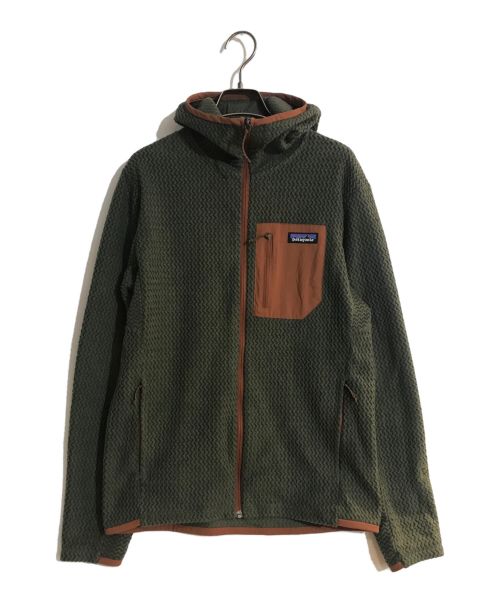 Patagonia（パタゴニア）Patagonia (パタゴニア) R1エア・フルジップ・フーディ グリーン サイズ:Ｓの古着・服飾アイテム